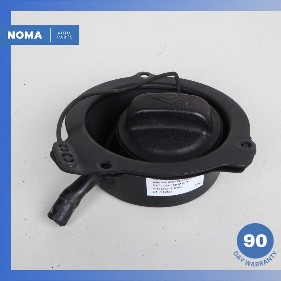 97-06 Jaguar X100 XK8 XKR Fuel Filler Bowl Bezel Panel w/ Cap HJA3107AC OEM