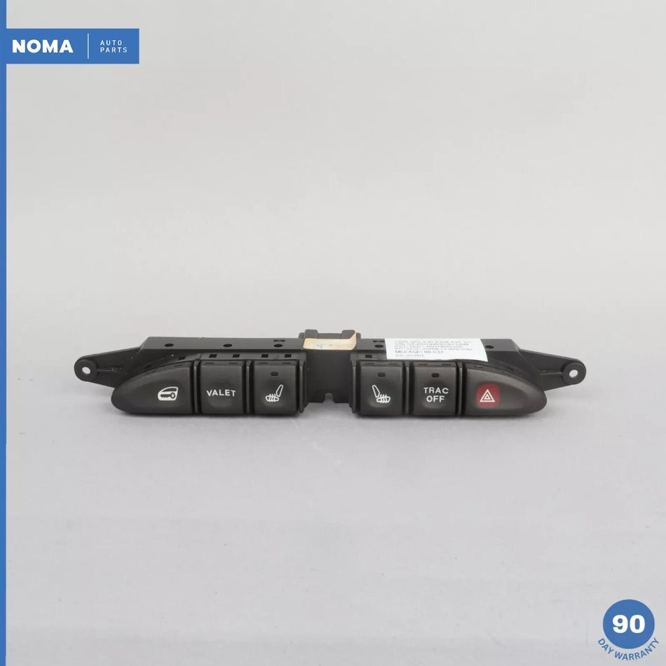 98-03 Jaguar X308 XJR Lock Valet Traction Hazard Heated Seat Switch Panel OEM