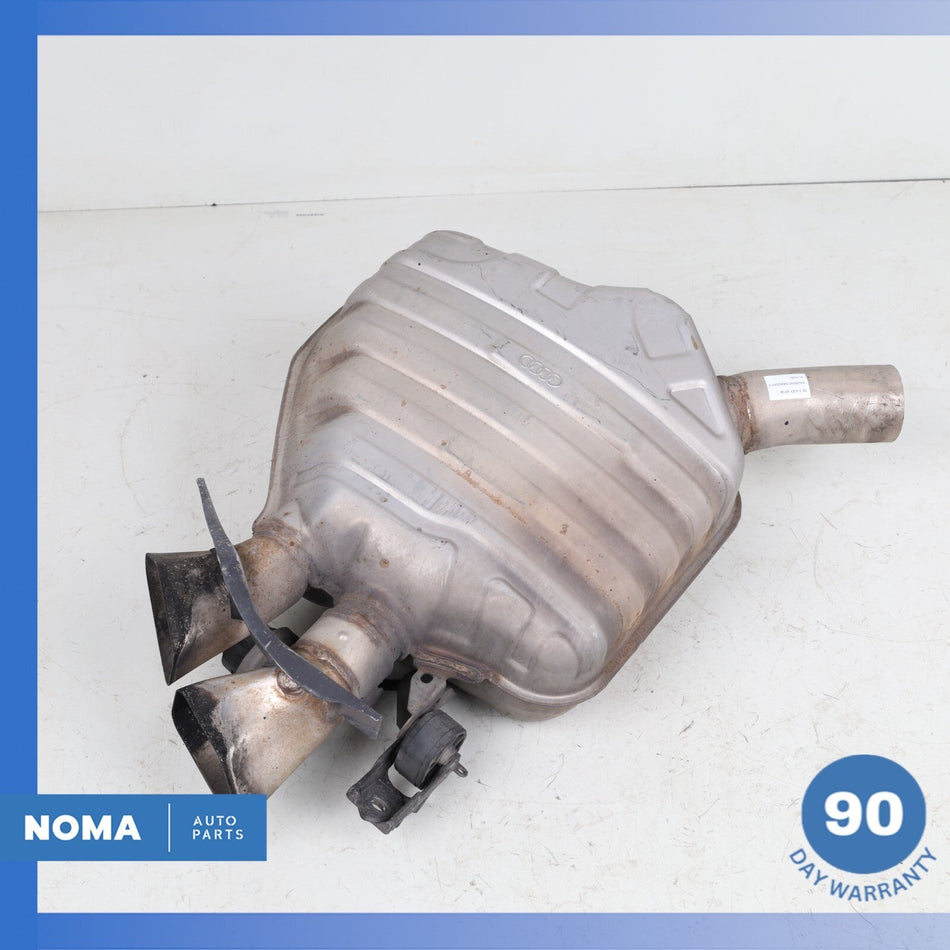 13-15 Audi D4 A8L Rear Right Side Exhaust Muffler Assembly 4H0253610AC OEM