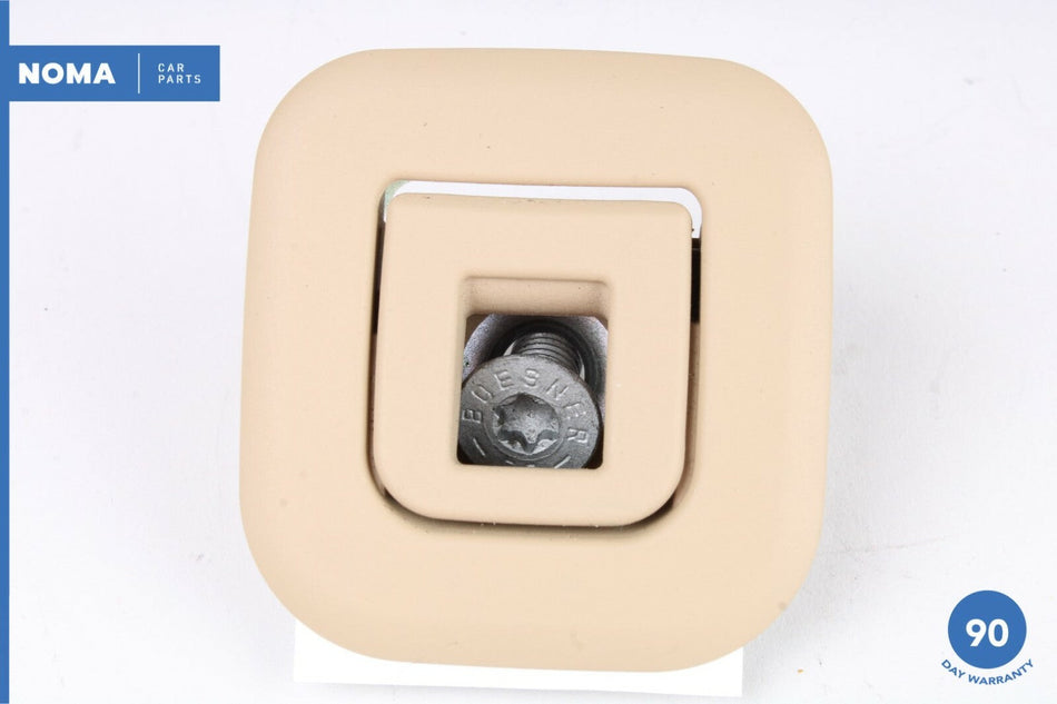 02-08 BMW 750Li E66 Rear Deck Child Seat Tie Down Hook 7129284 Beige OEM