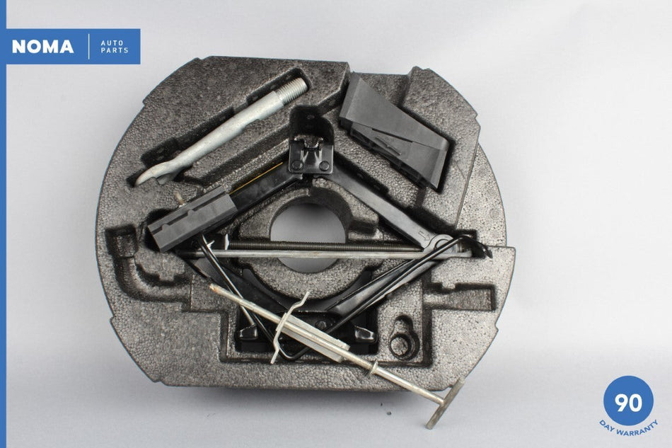 09-15 Jaguar XF XFR X250 Emergency Spare Tire Foam Holder w/ Tool Kit OEM