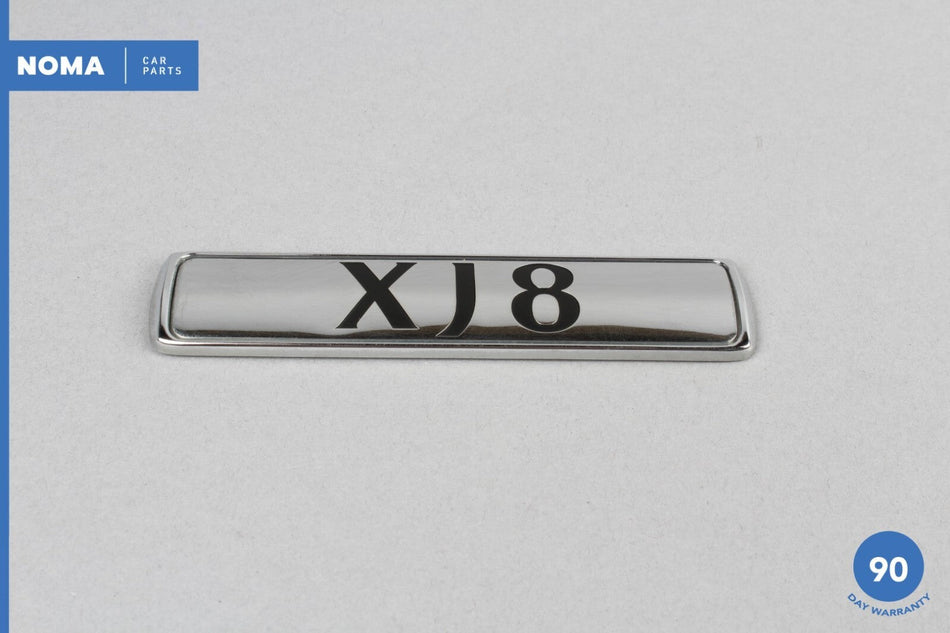 04-09 Jaguar XJ8 X350 X358 Rear Left Driver Side Trunk Lid Logo Badge OEM