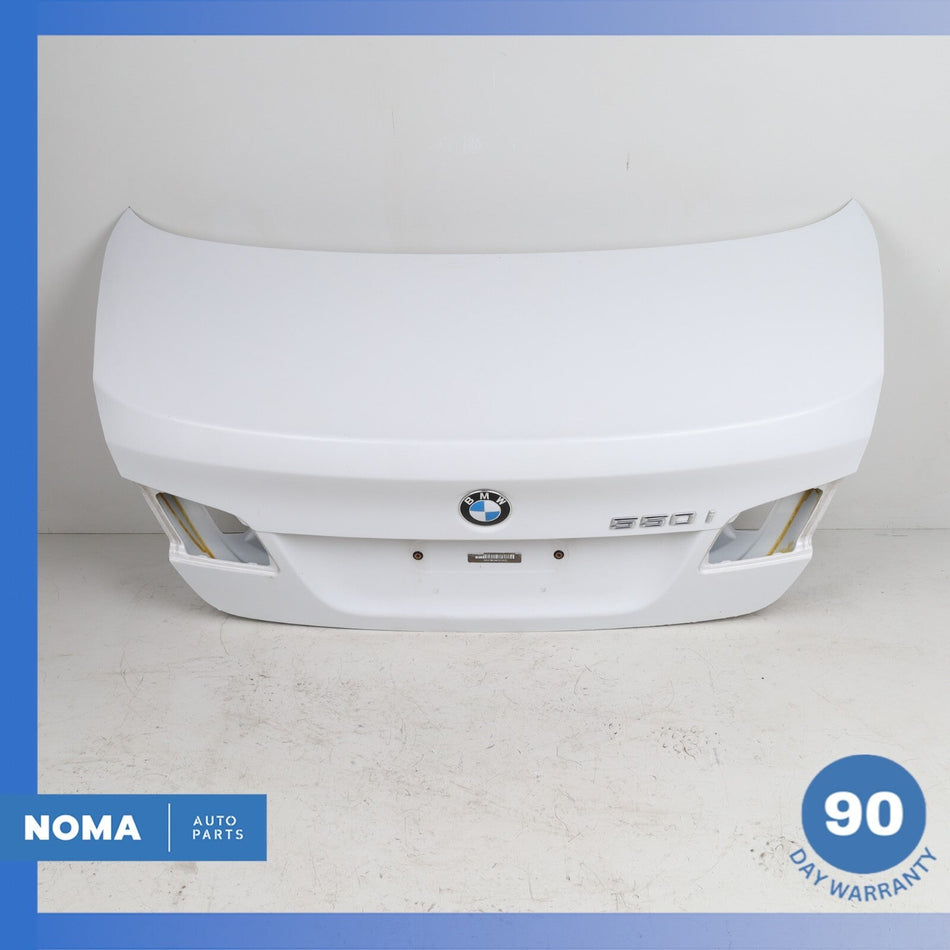 11-16 BMW F10 550i 535i 528i Sedan Trunk Lid Shell Cover Assembly White OEM