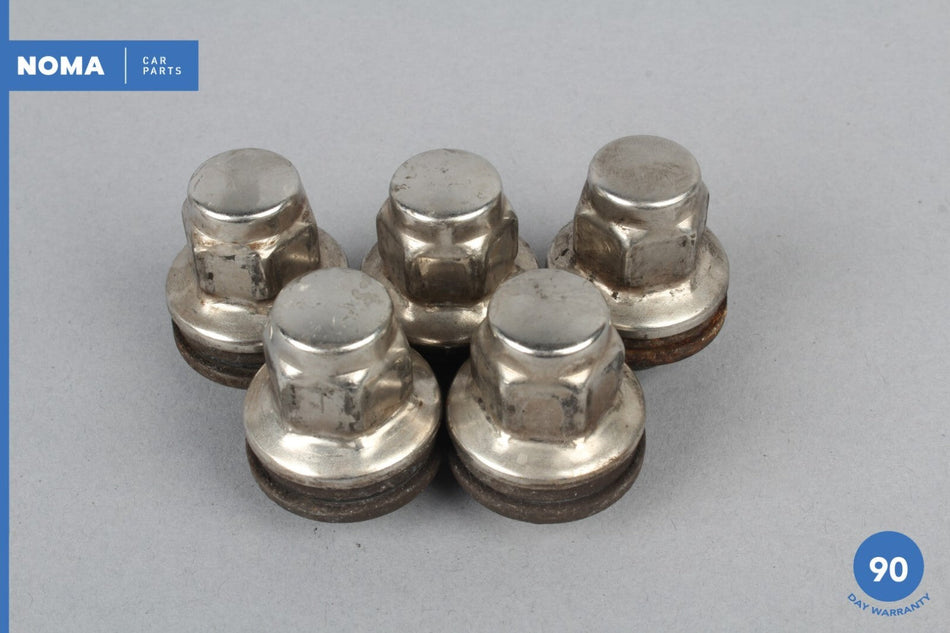 07-15 Jaguar XK XKR X150 Wheel Lug Nuts Bolts Set of 5 1X431012AB OEM
