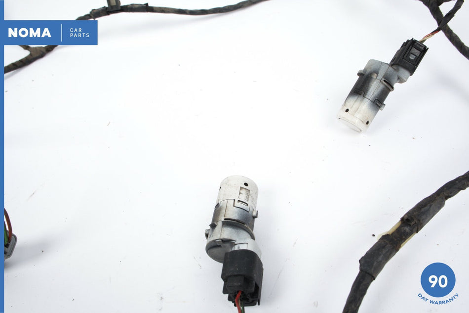 04-07 Jaguar X350 XJ8 Vanden Plas Rear Bumper Wiring Harness W/ Sensor Set OEM