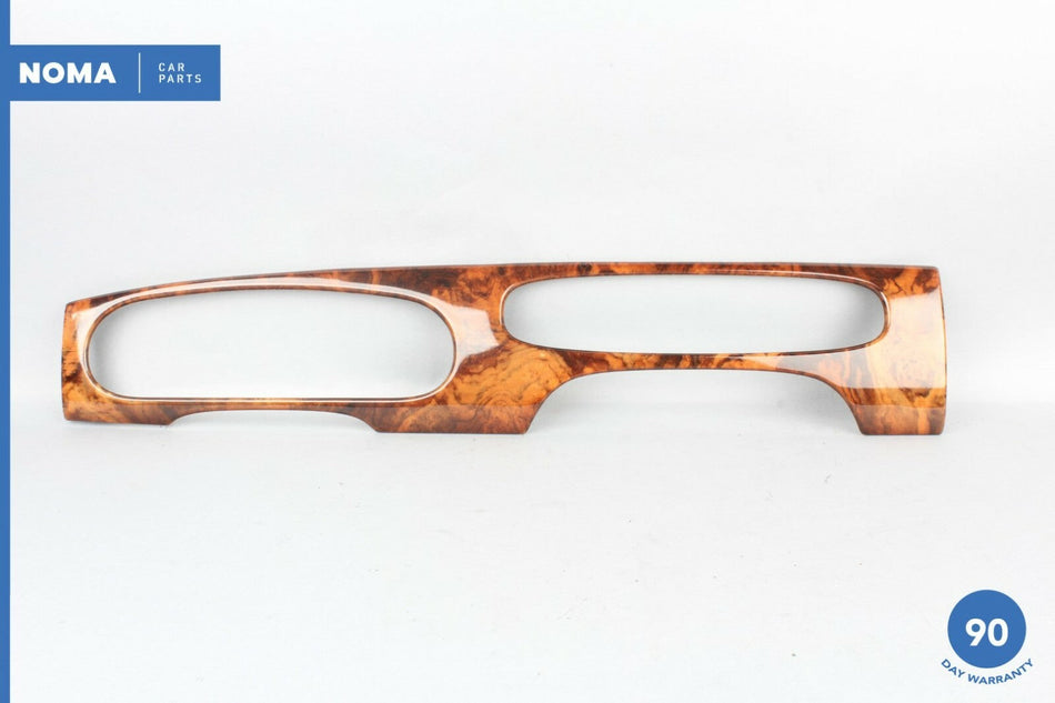 04-09 Jaguar XJ8 VDP X350 X358 Dashboard Instrument Cluster Bezel Trim Wood OEM