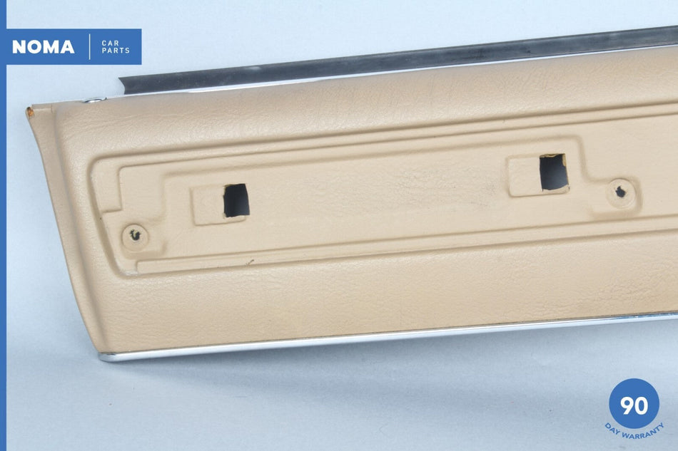 95-97 Jaguar XJ6 X300 Front Left Driver Side Inner Door Top Panel Trim Tan OEM