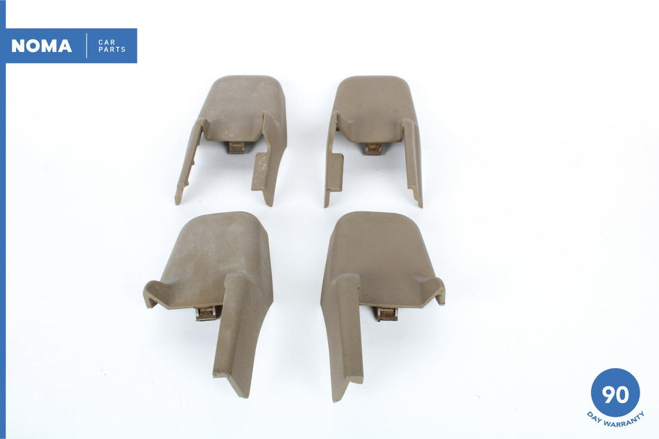 03-08 Jaguar S-Type X204 Front Rear Seat Rail Catch Cover Trim Set of 4 AMB OEM