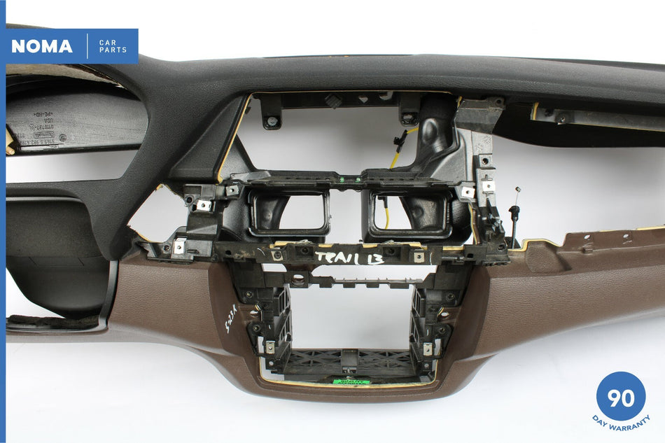 07-13 BMW E70 X5 Dashboard Dash Panel Assembly 6982419 Tobacco Brown OEM