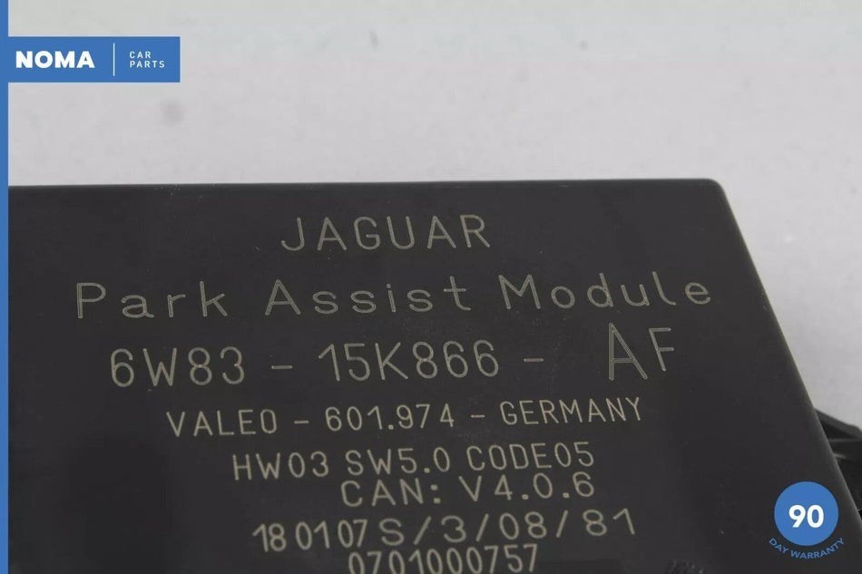 07-12 Jaguar X150 XKR Parking Aid Assist Control Module Unit 6W8315K866AD OEM