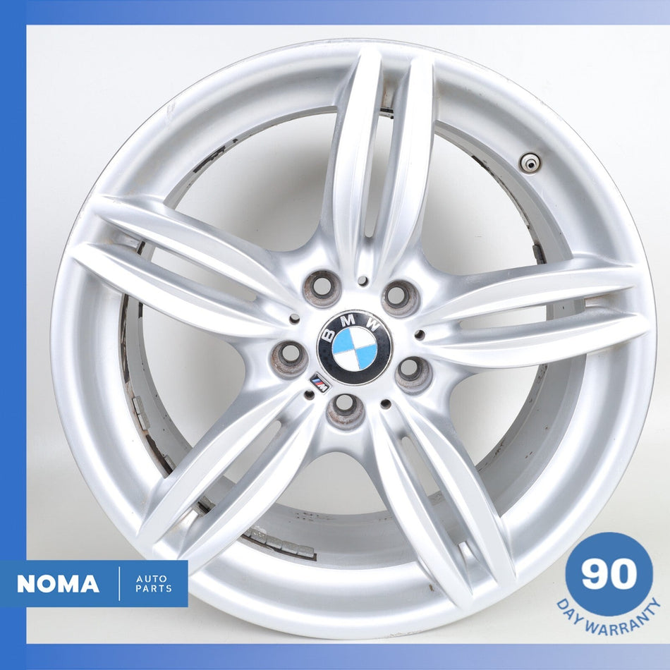 11-19 BMW F10 550i 640i Style 351 9 x 19" Rear Wheel Rim Silver 7842653 OEM
