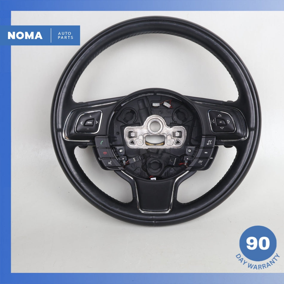 10-19 Jaguar X351 XJ XJL XJR Steering Wheel w/ Paddle Shifters Black OEM
