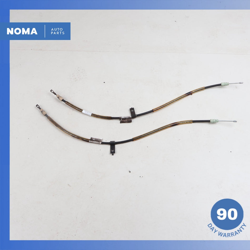 2012 Jaguar X150 XK Rear Left & Right Side Parking Brake Cable Set of 2 OEM