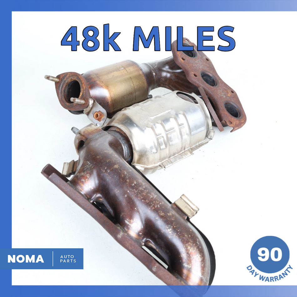 07-09 Lexus XU30 RX350 Left & Right Exhaust Downpipe Set w/ Manifolds OEM 48k