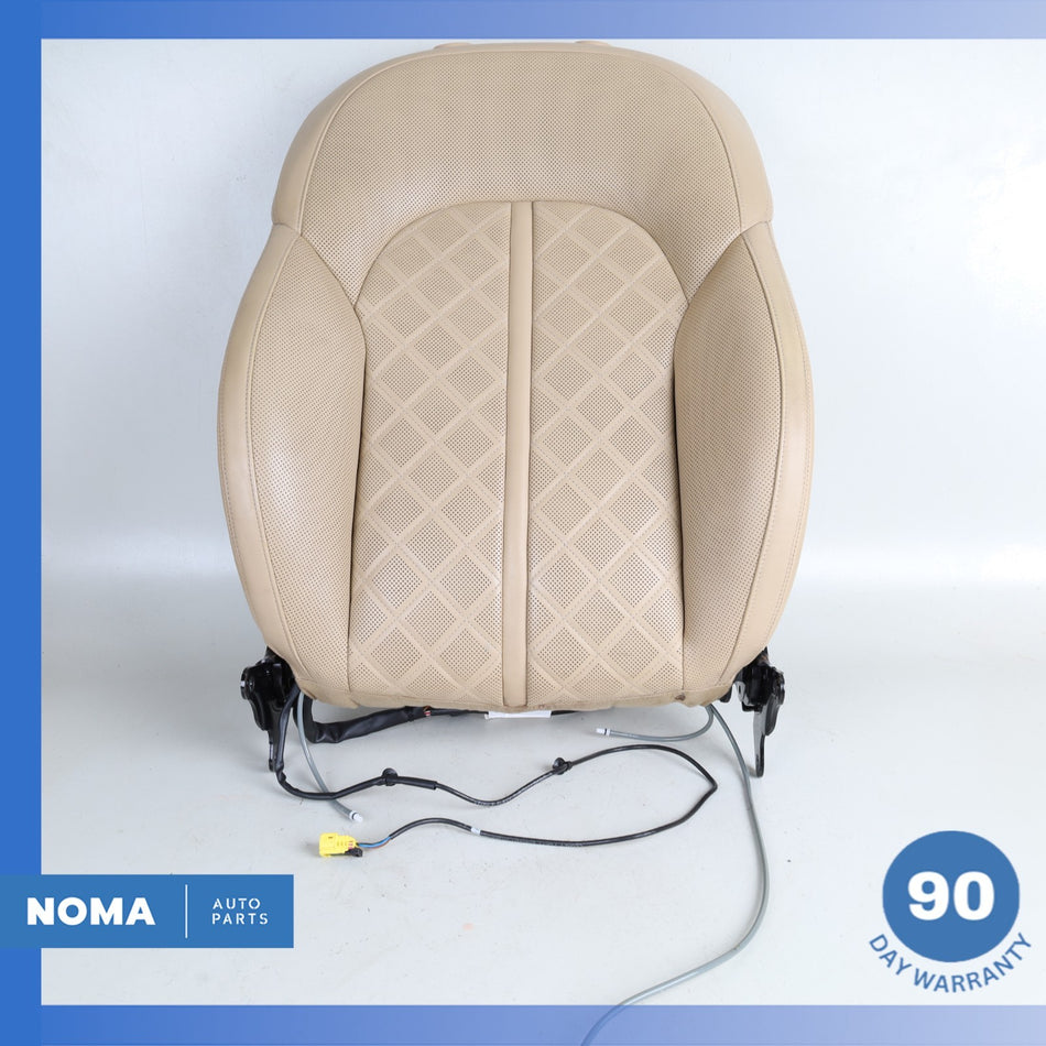11-18 Audi D4 A8L Front Right Upper Seat Cushion Beige 4H0881806S OEM