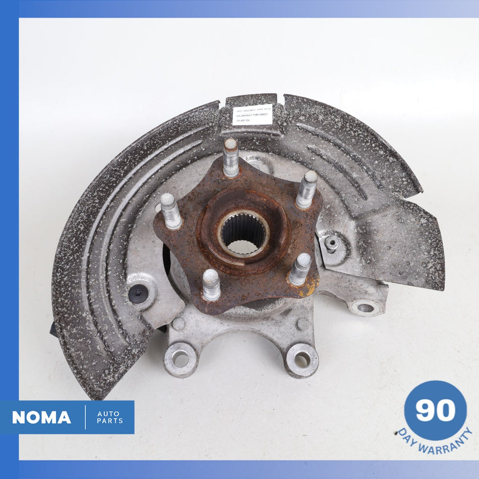 14-20 Jaguar X152 F-Type Rear Left Side Spindle Knuckle Hub w/ Shield OEM 49k