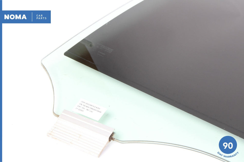 04-09 Jaguar X358 XJ8 XJR VDP Rear Left Driver Side Glass Window OEM