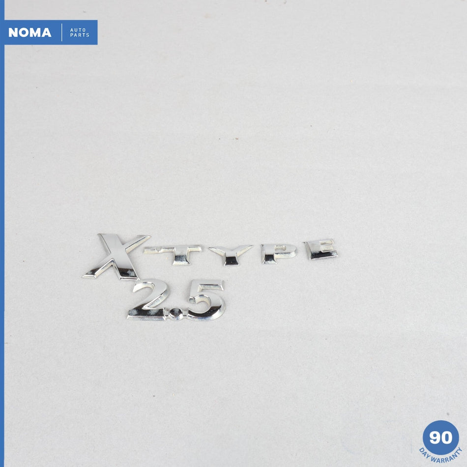 02-08 Jaguar X-Type X400 2.5L Trunk Boot Lid Door Emblem Badge Logo Set of 2 OEM