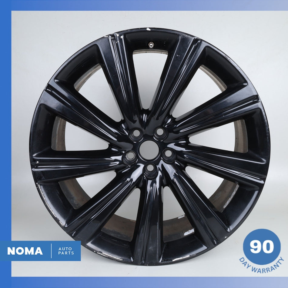 17-24 Jaguar X761 F-Pace Turbine 9 x R22 22" Wheel Rim Black OEM