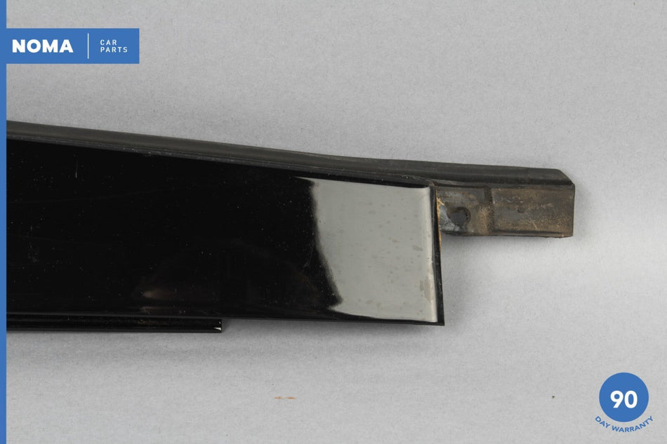00-02 Jaguar S-Type X200 Rear Left Side Outer Door B-Pillar Molding Black OEM