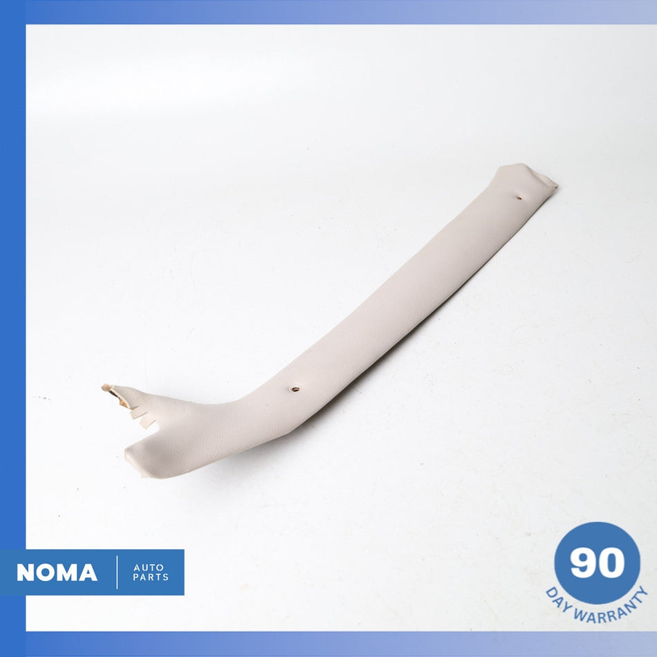 86-96 Jaguar XJS Convertible Right Passenger Side A Pillar Cover Trim Beige OEM