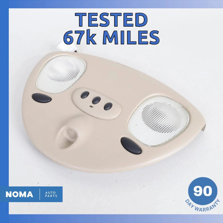 97-00 Jaguar X100 XK8 XKR Dome Light Overhead Map Lamp Light Beige OEM 67k