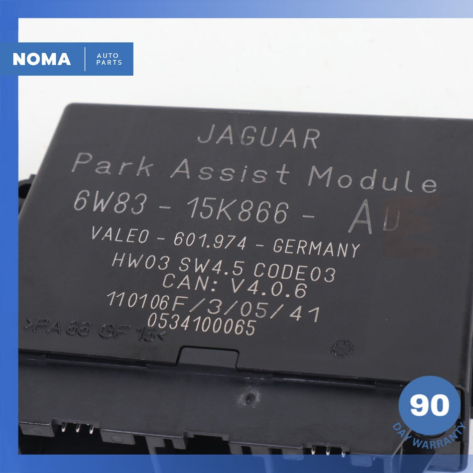 07-12 Jaguar X150 XK XFR Parking Aid Assist Control Module Unit 6W8315K866AD OEM