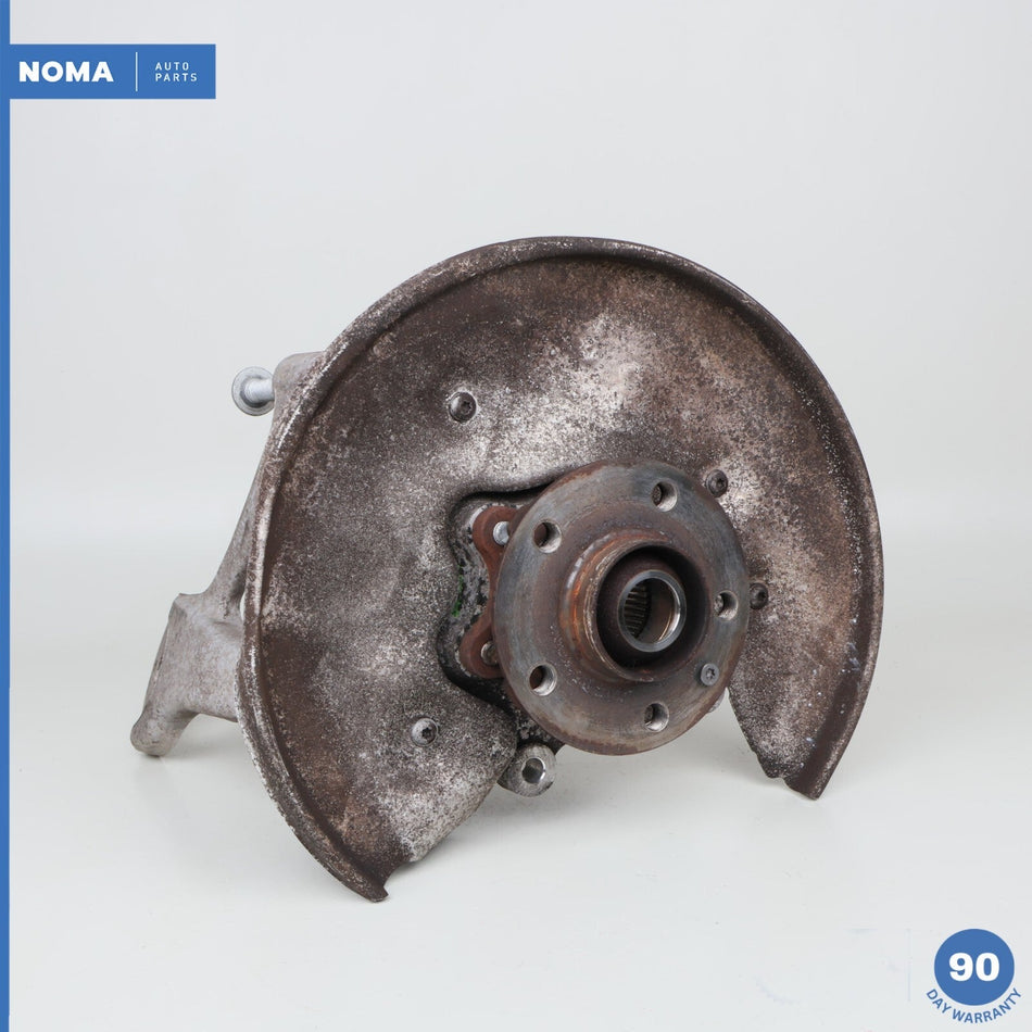 08-12 Audi A4 Quattro B8 Rear Right Spindle Knuckle Hub w/Carrier & Shield OEM