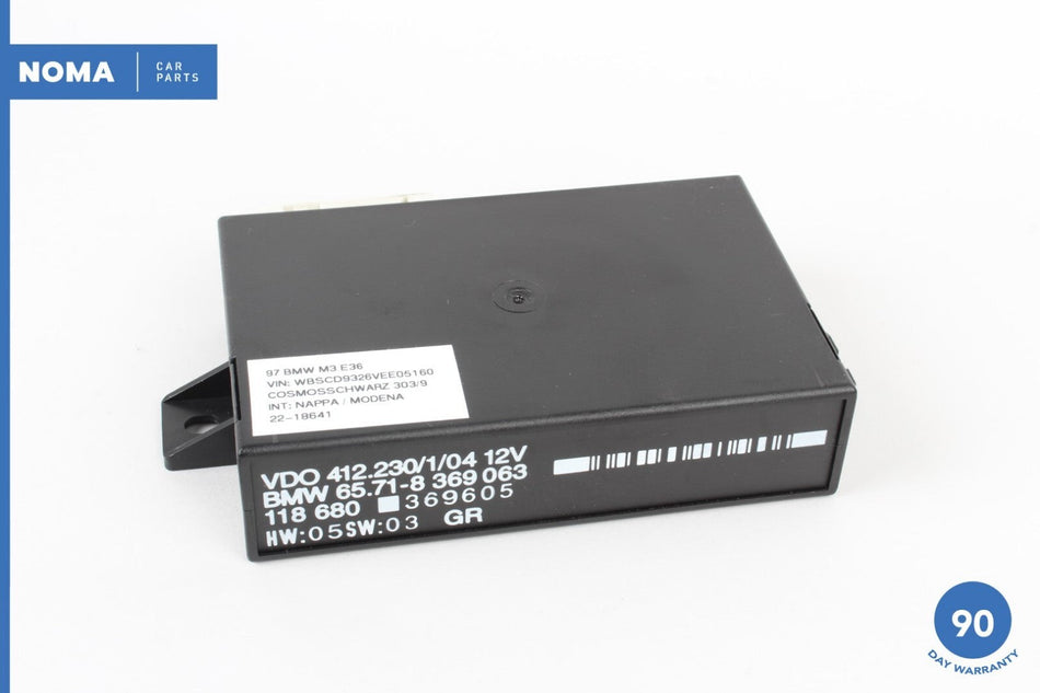 92-99 BMW E36 320i 325i 328i M3 Cruise Control Module Computer Unit 8369063 OEM