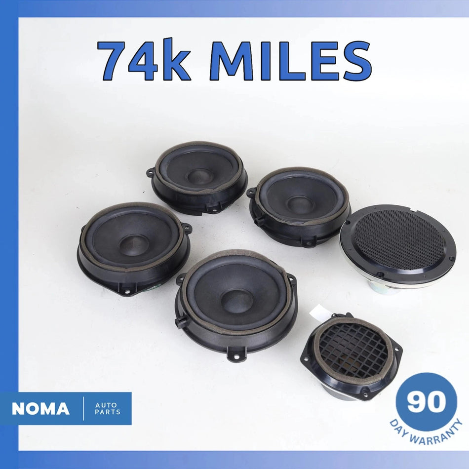 07-15 Jaguar X150 XK XKR Premium Sound Audio Speaker Set 6W8318808BA OEM 74k
