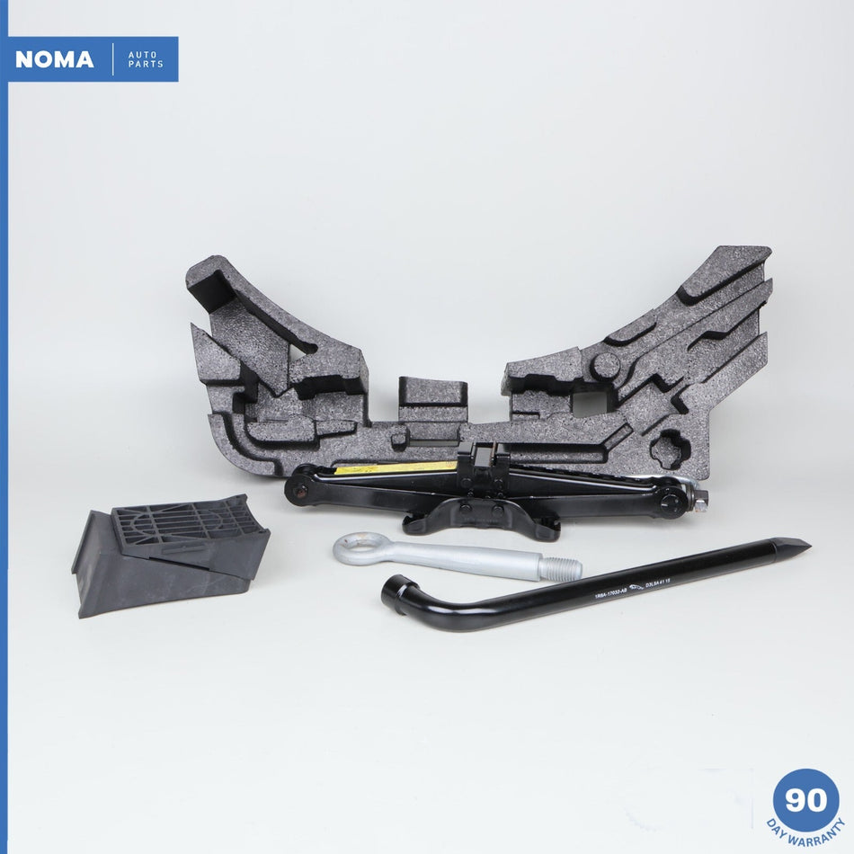 16-20 Jaguar XF X260 Rear Trunk Spare Tire Foam Cover w/ Jack & Wrench OEM