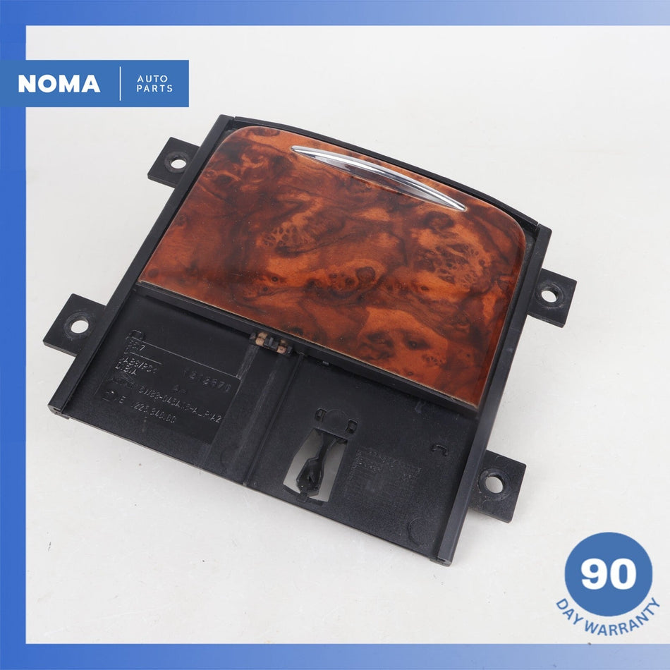 07-15 Jaguar X150 XK Center Console Ash Tray Storage Wood Cover Panel Trim OEM