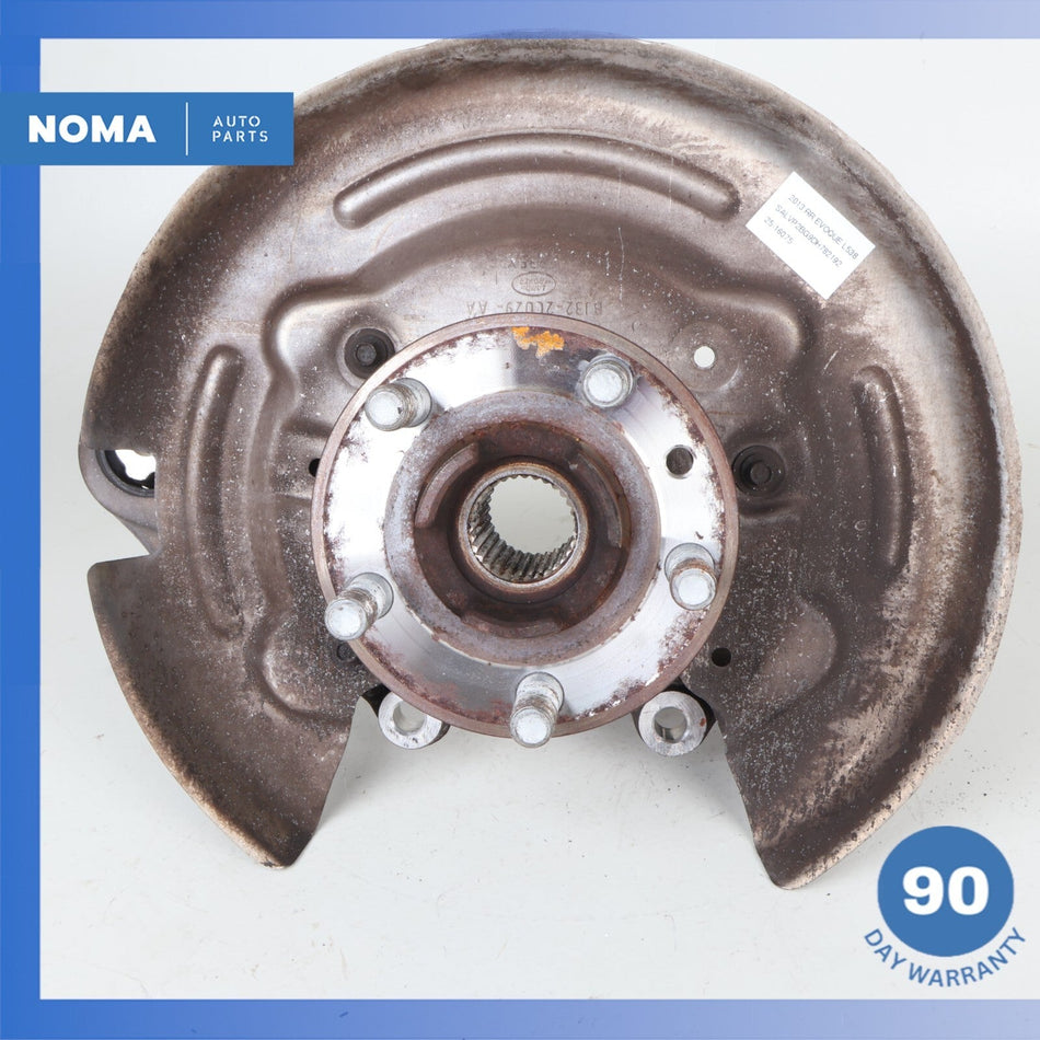 12-19 LR Range Rover Evoque L538 Rear Left Spindle Knuckle Hub w/ Shield OEM