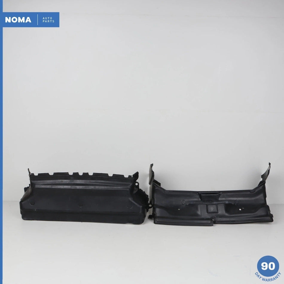 10-15 Jaguar X351 XJ XJR Engine Motor Cooling Radiator Deflector Set OEM