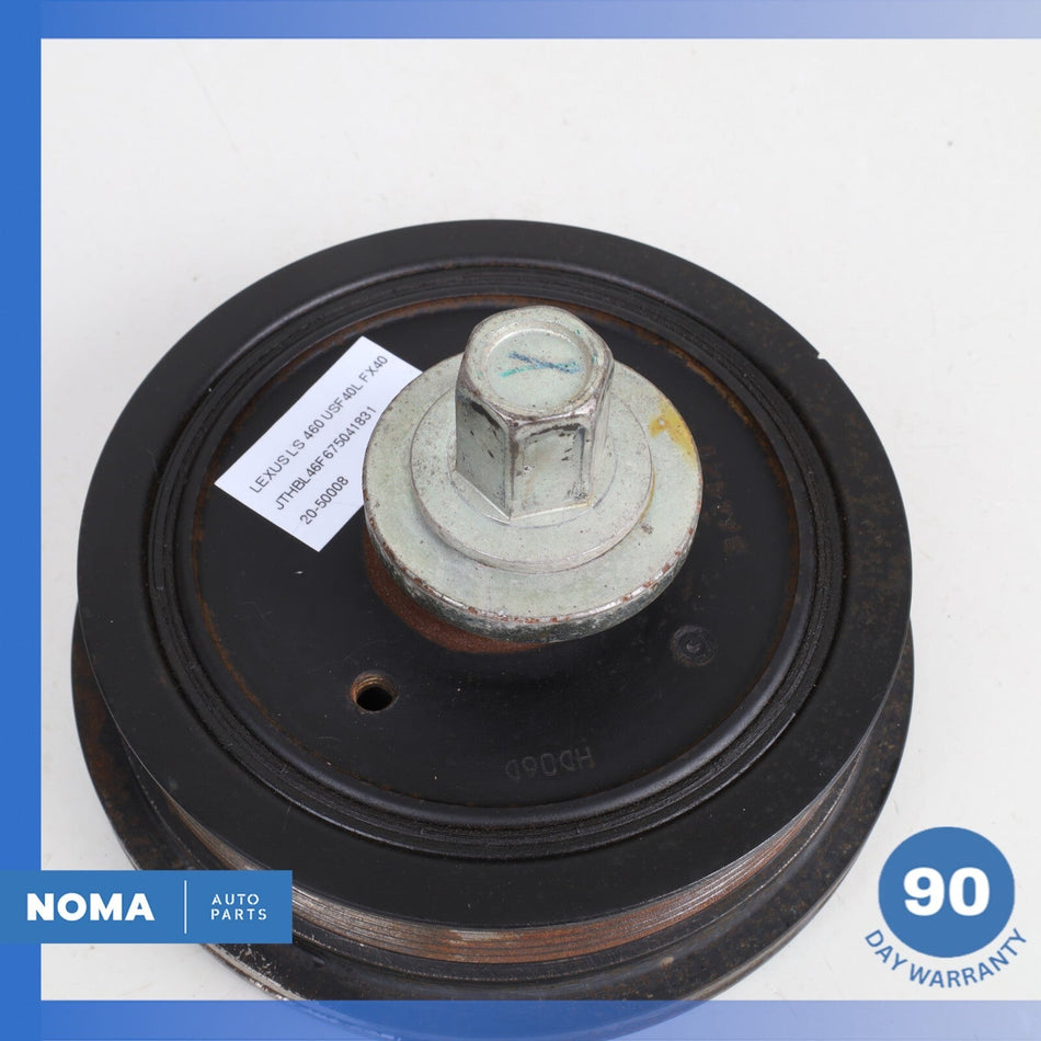 07-17 Lexus USF40 LS460 Harmonic Balancer Crankshaft Damper Pulley OEM