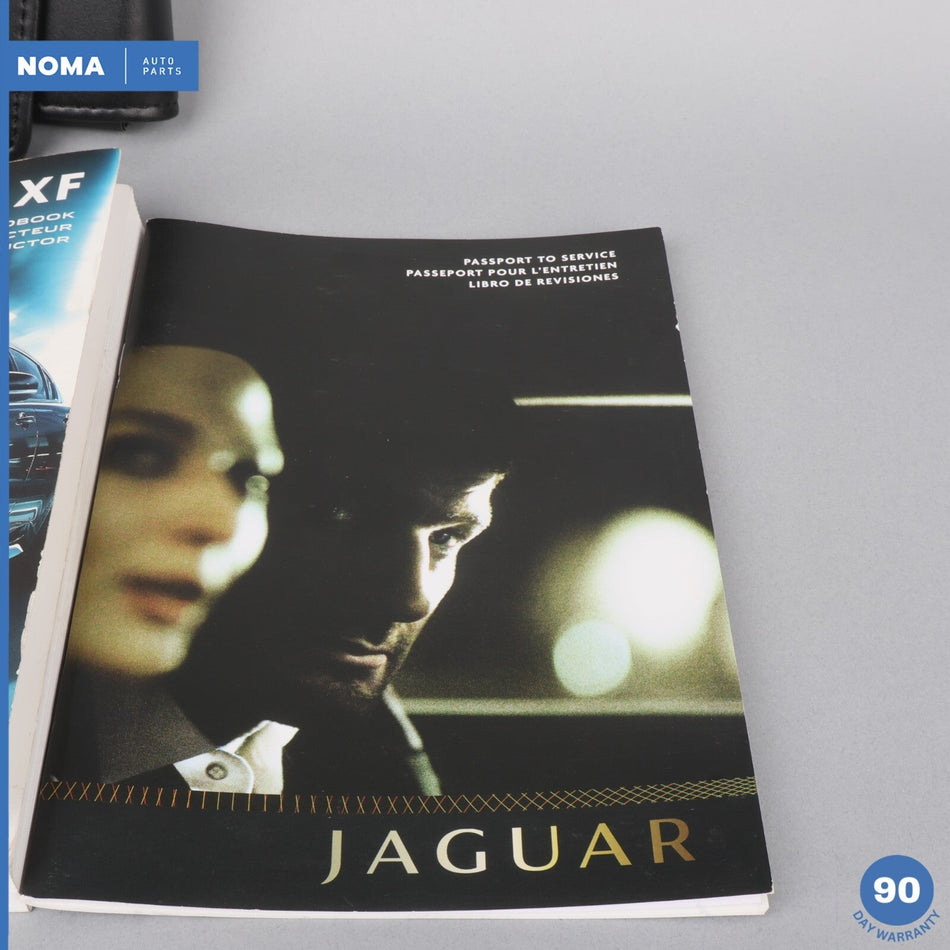 2010 Jaguar XF X250 Driver's Handbook Service Passport w/ Leather Folder OEM