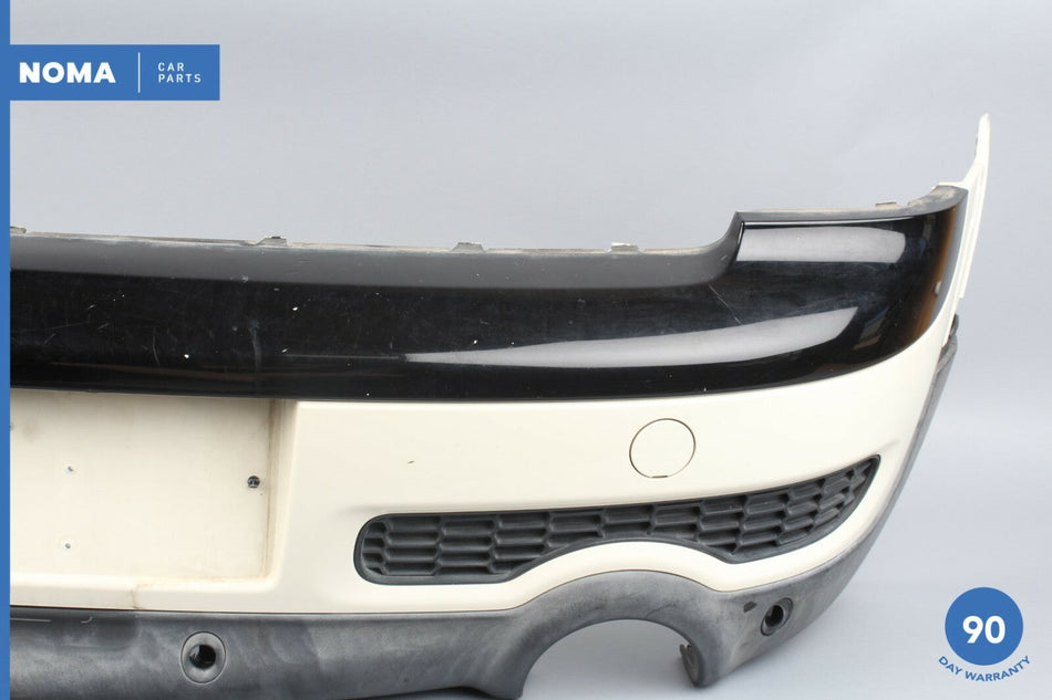 08-14 Mini Cooper S Clubman R55 Rear Bumper Outer Cover Panel White / Black OEM