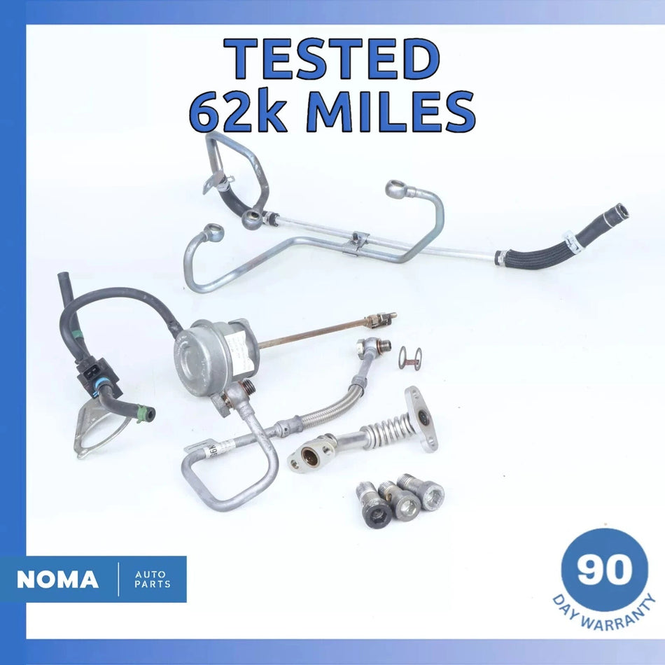 12-17 Range Rover Evoque L538 XE 204PT Turbo Turbocharger Oil Line Set OEM 62k