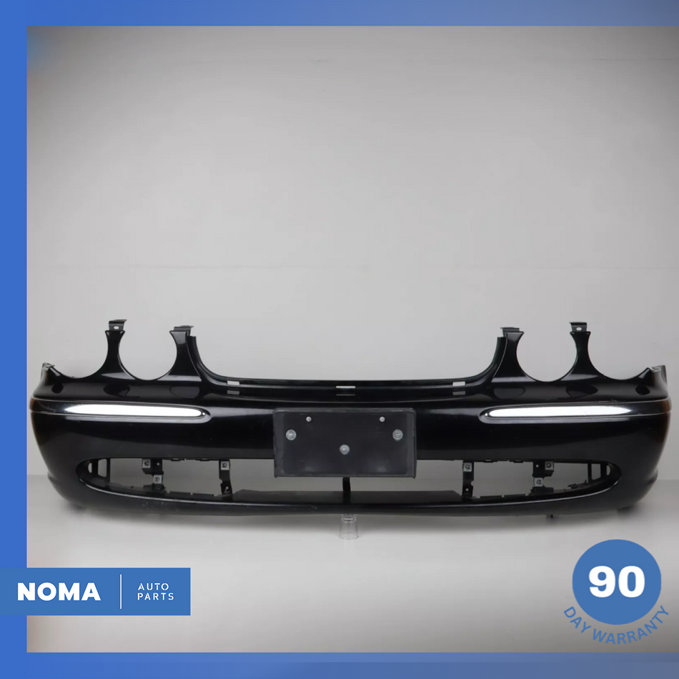 04-07 Jaguar X350 XJR VDP Front Bumper Cover Panel Assembly Ebony Black OEM