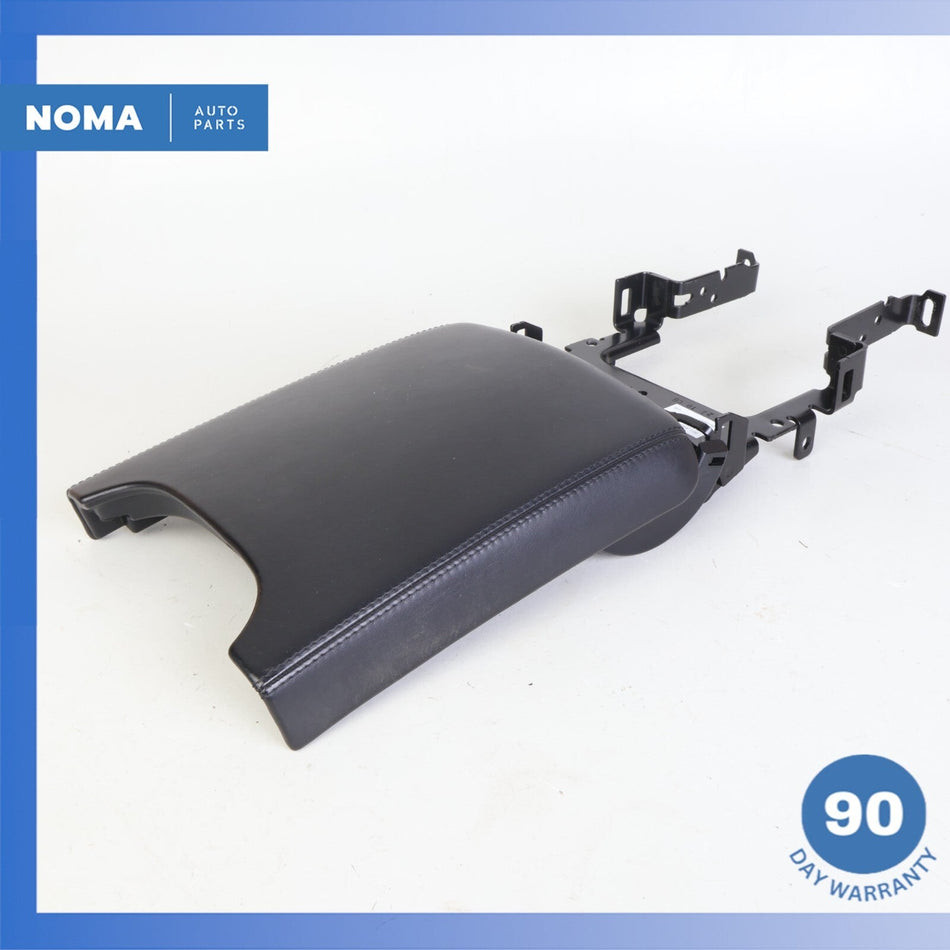 10-19 Jaguar X351 XJ XJR Center Console Armrest Lid Trim w/ Bracket Black OEM
