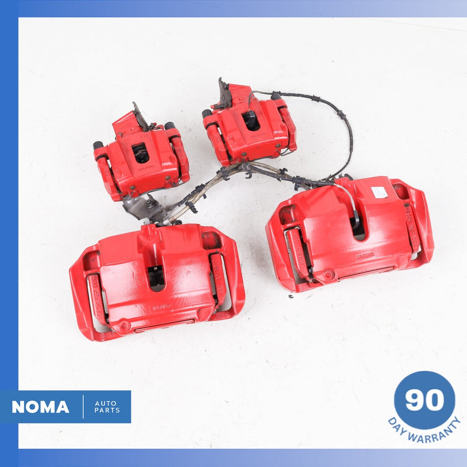 10-19 Jaguar X351 XJ XFR 5.0L S/C Front & Rear Side Brake Caliper Set OEM 56k