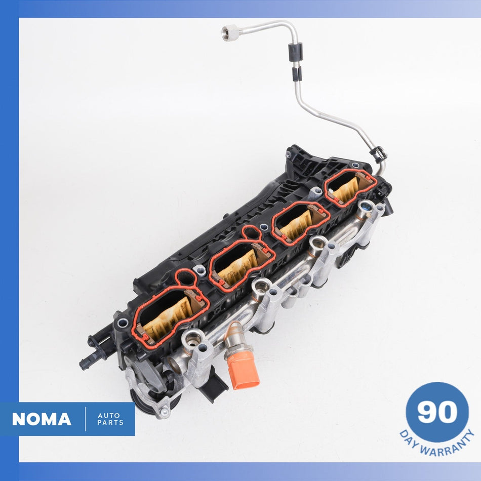 13-18 Audi D4 A8 S7 4.0L Left Side Engine Motor Intake Manifold w/ Fuel Rail OEM