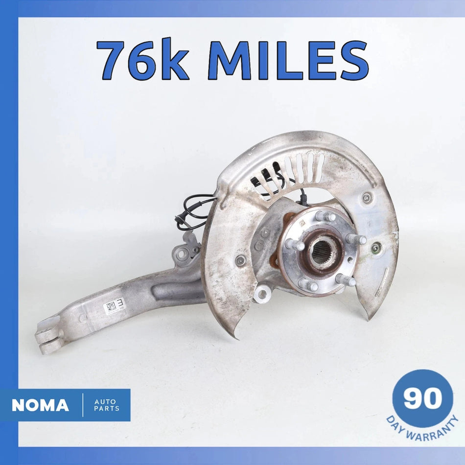 18-21 Jaguar X761 F-Pace Velar Front Right Spindle Knuckle Hub w/ Shield OEM 76k