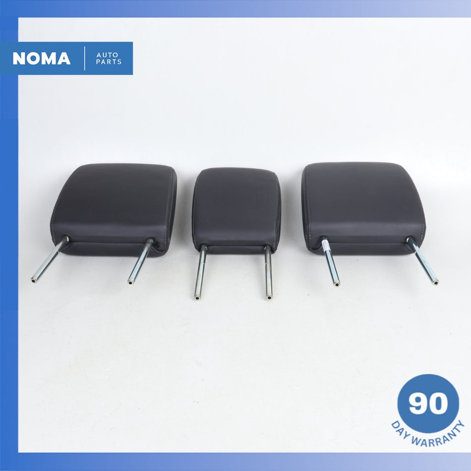 10-16 Land Rover L319 LR4 Rear Seat Headrest Head Rest Set of 3 Black OEM