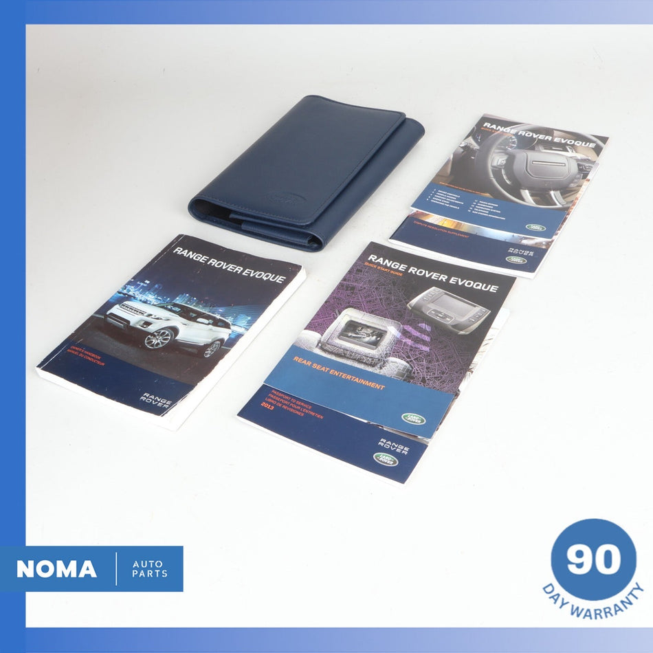 2013 LR Range Rover Evoque L538 Owner's Operator's Manual Book Assembly OEM