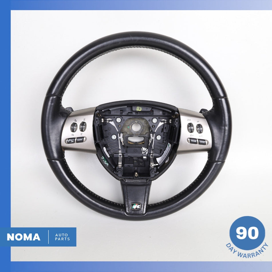 10-15 Jaguar X150 XKR XK R-Sport Steering Wheel w/ Paddle Shifters Black OEM
