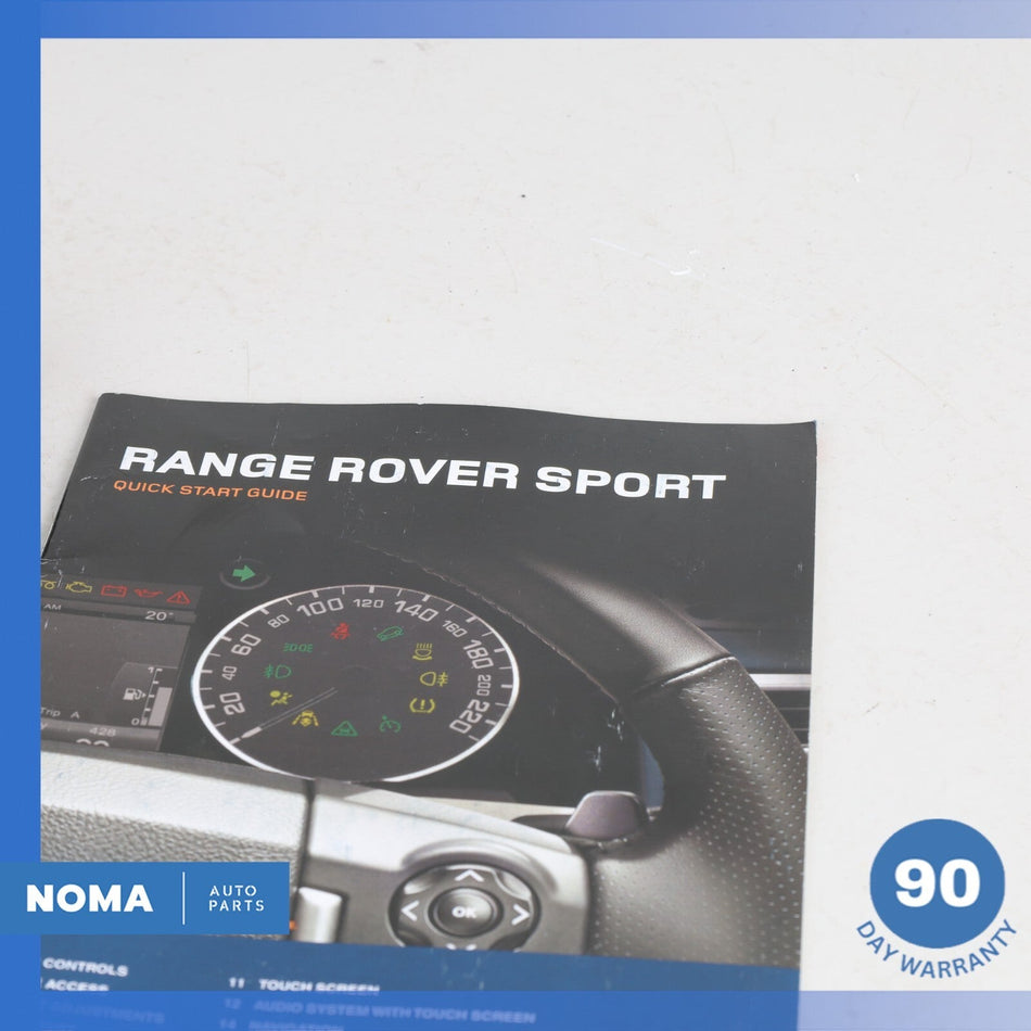 2013 LR Range Rover Sport L320 Owner's Operator's Manual Book Assembly OEM