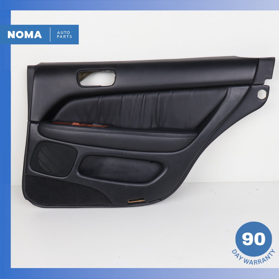 98-00 Lexus UCF20 LS400 Rear Right Passenger Side Interior Door Panel Black OEM