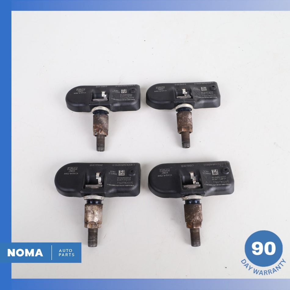 2013 Range Rover L405 TPMS Tire Pressure Sensor 315 Mhz Set AH521A159CA OEM