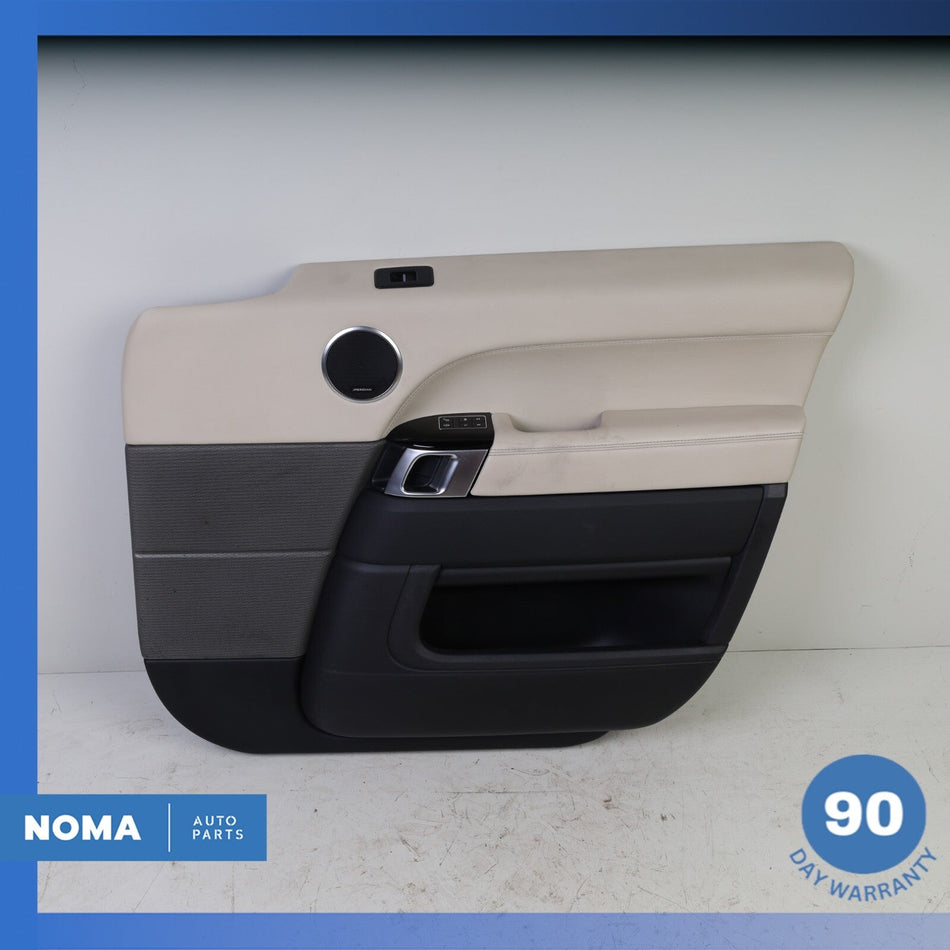 14-17 Range Rover Sport L494 Front Right Side Interior Door Panel Trim Beige OEM
